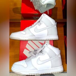 Nike High Dunk Vast Gray Sneakers - Size 10 Men’s